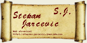Stepan Jarčević vizit kartica